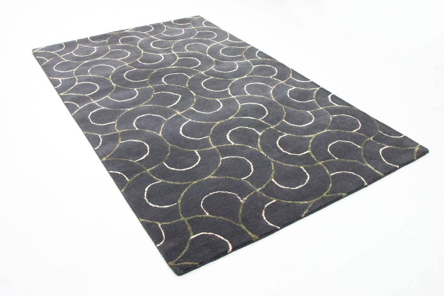 Tappeto di design - 242 x 152 cm - blu