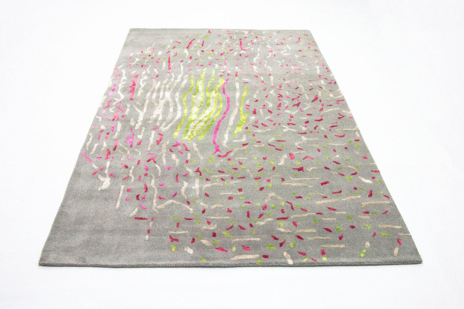 Tappeto di design - 245 x 143 cm - grigio