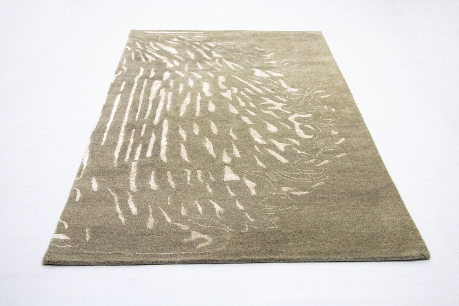 Tappeto di design - 242 x 153 cm - marrone