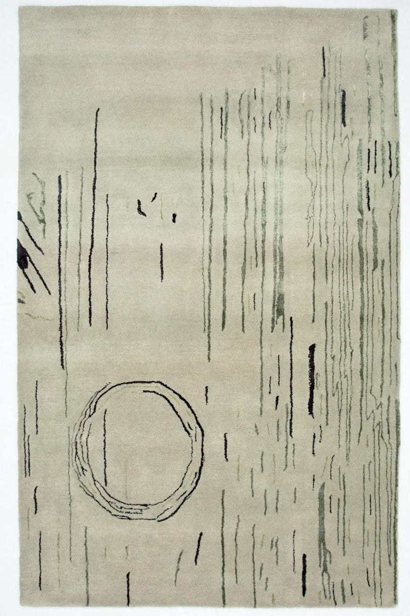 Tappeto di design - 245 x 153 cm - argento