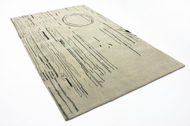 Tappeto di design - 245 x 153 cm - argento