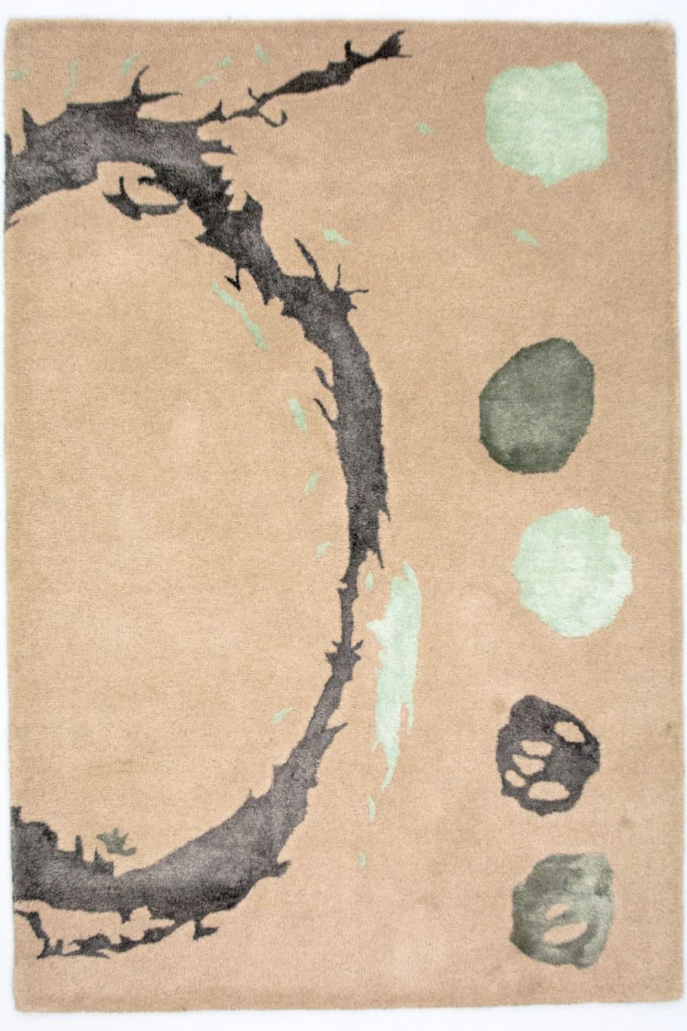Tappeto di design - 179 x 121 cm - beige