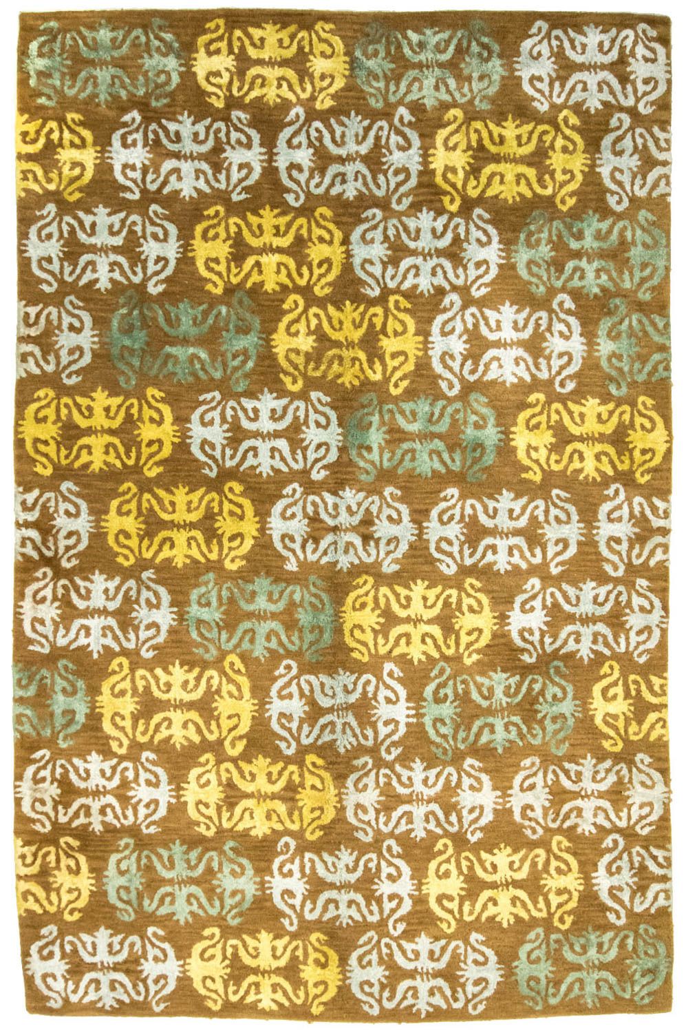 Tappeto di design - 263 x 181 cm - marrone