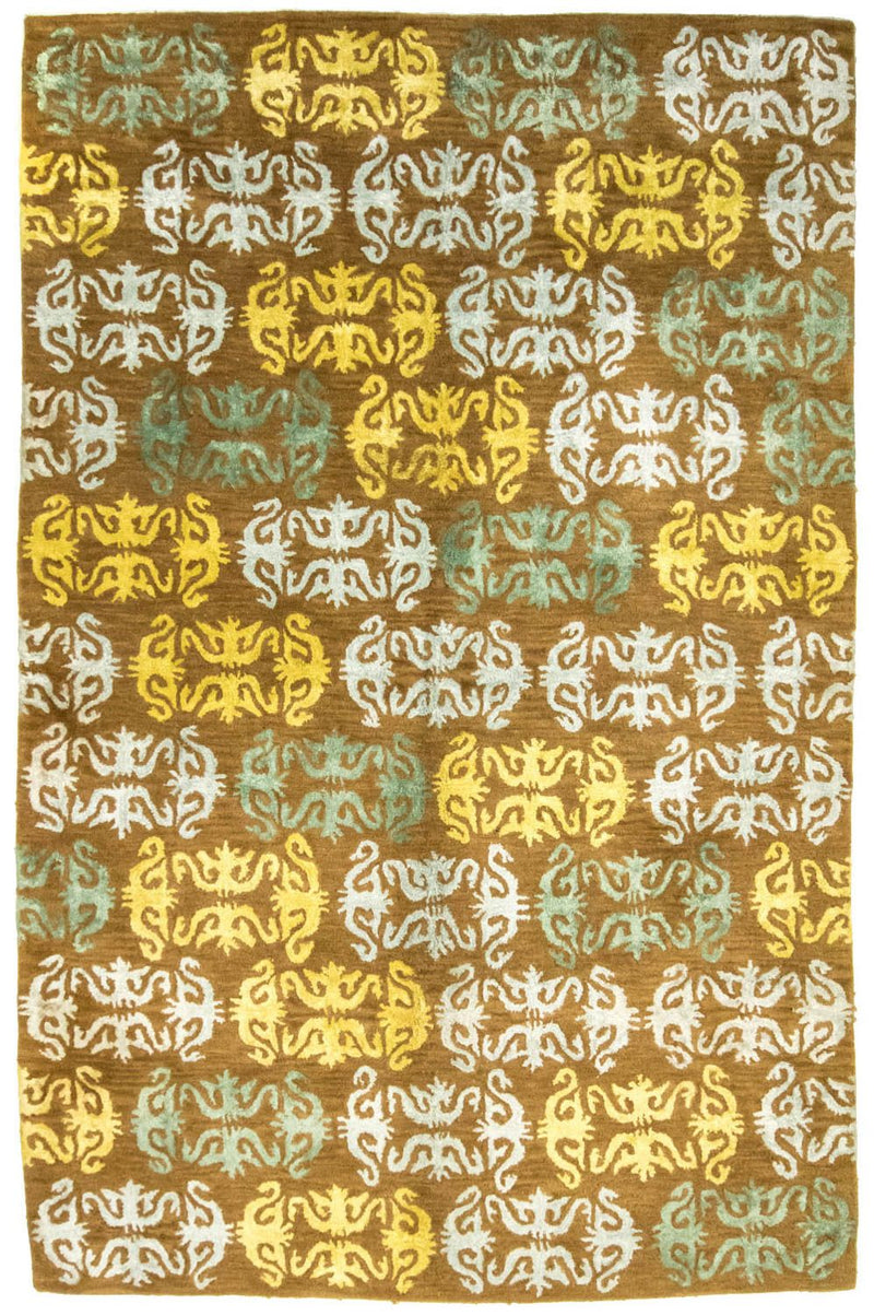 Tappeto di design - 263 x 181 cm - marrone