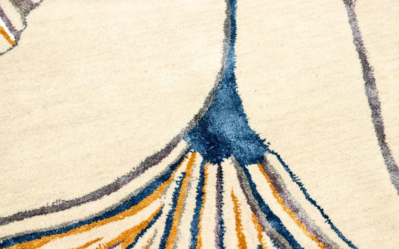 Tappeto di design - 243 x 152 cm - beige