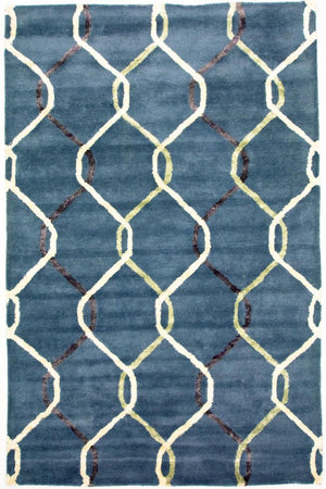 Tappeto di design - 240 x 153 cm - blu