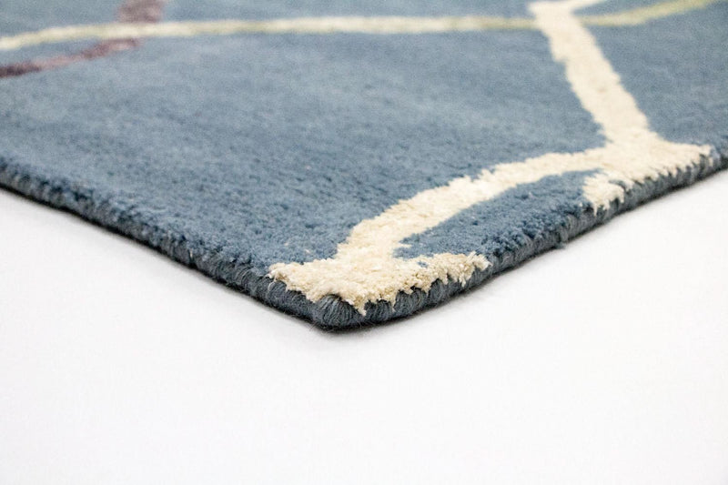 Tappeto di design - 240 x 153 cm - blu