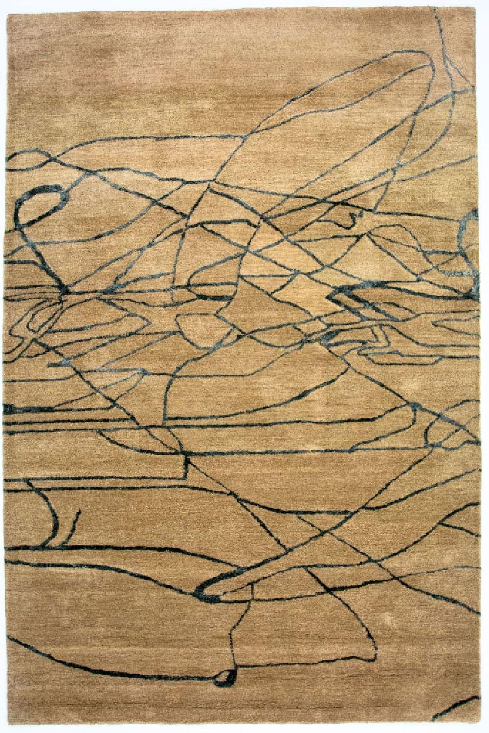 Tappeto di design - 243 x 152 cm - beige