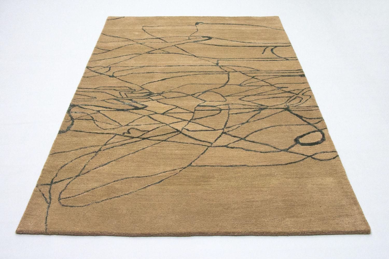 Tappeto di design - 243 x 152 cm - beige