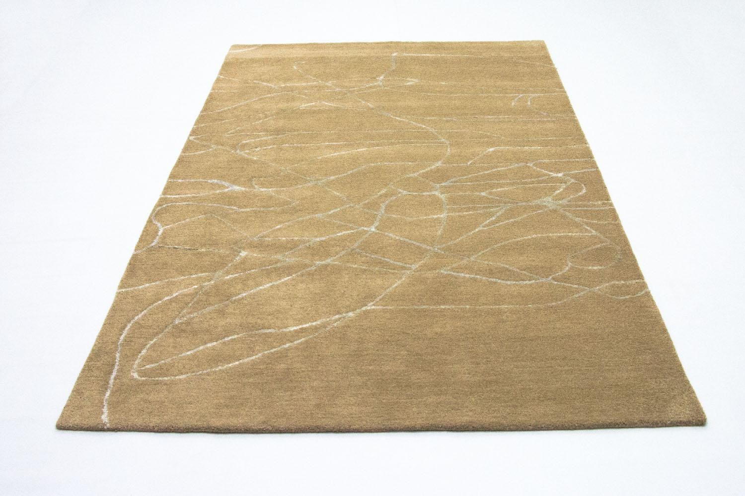 Tappeto di design - 243 x 150 cm - marrone