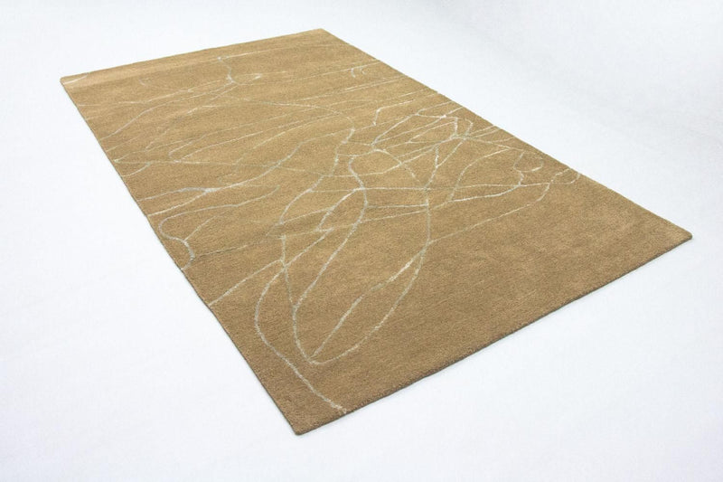 Tappeto di design - 243 x 150 cm - marrone