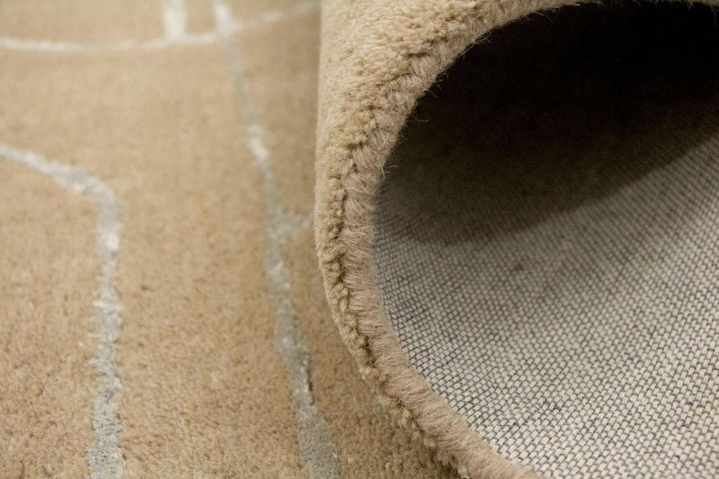 Tappeto di design - 243 x 150 cm - marrone