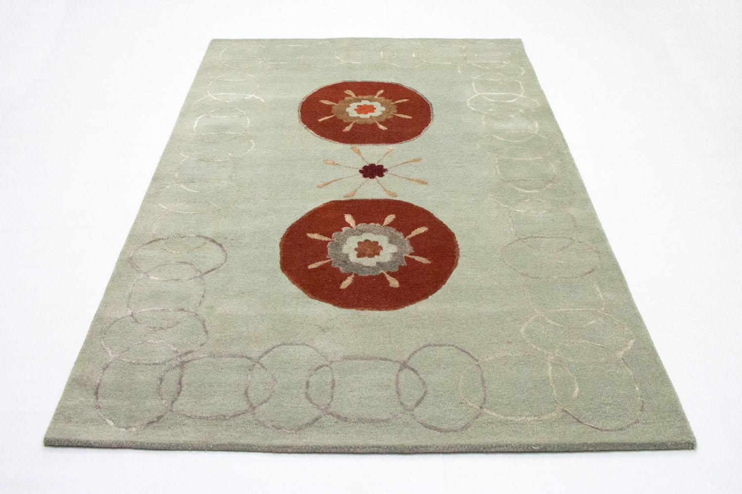 Tappeto di design - 239 x 150 cm - argento