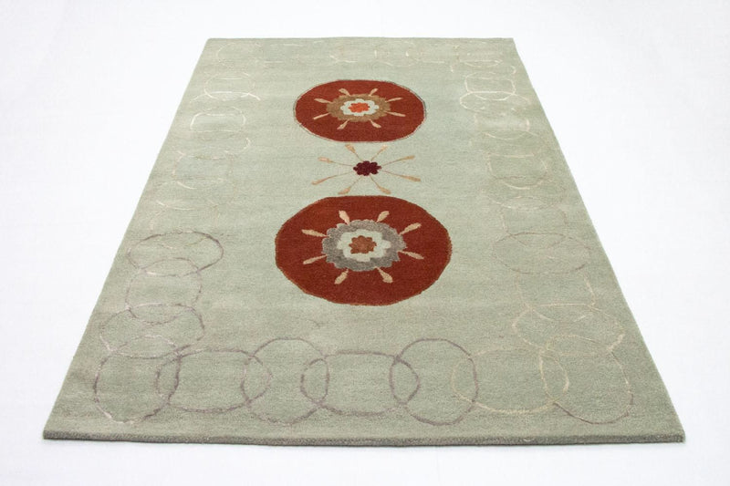 Tappeto di design - 239 x 150 cm - argento