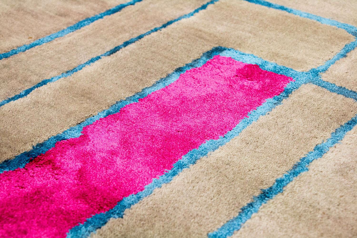 Tappeto di design - 239 x 152 cm - multicolore