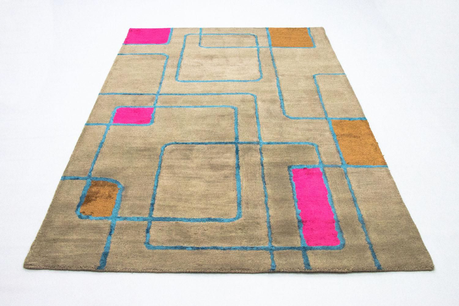Tappeto di design - 239 x 152 cm - multicolore