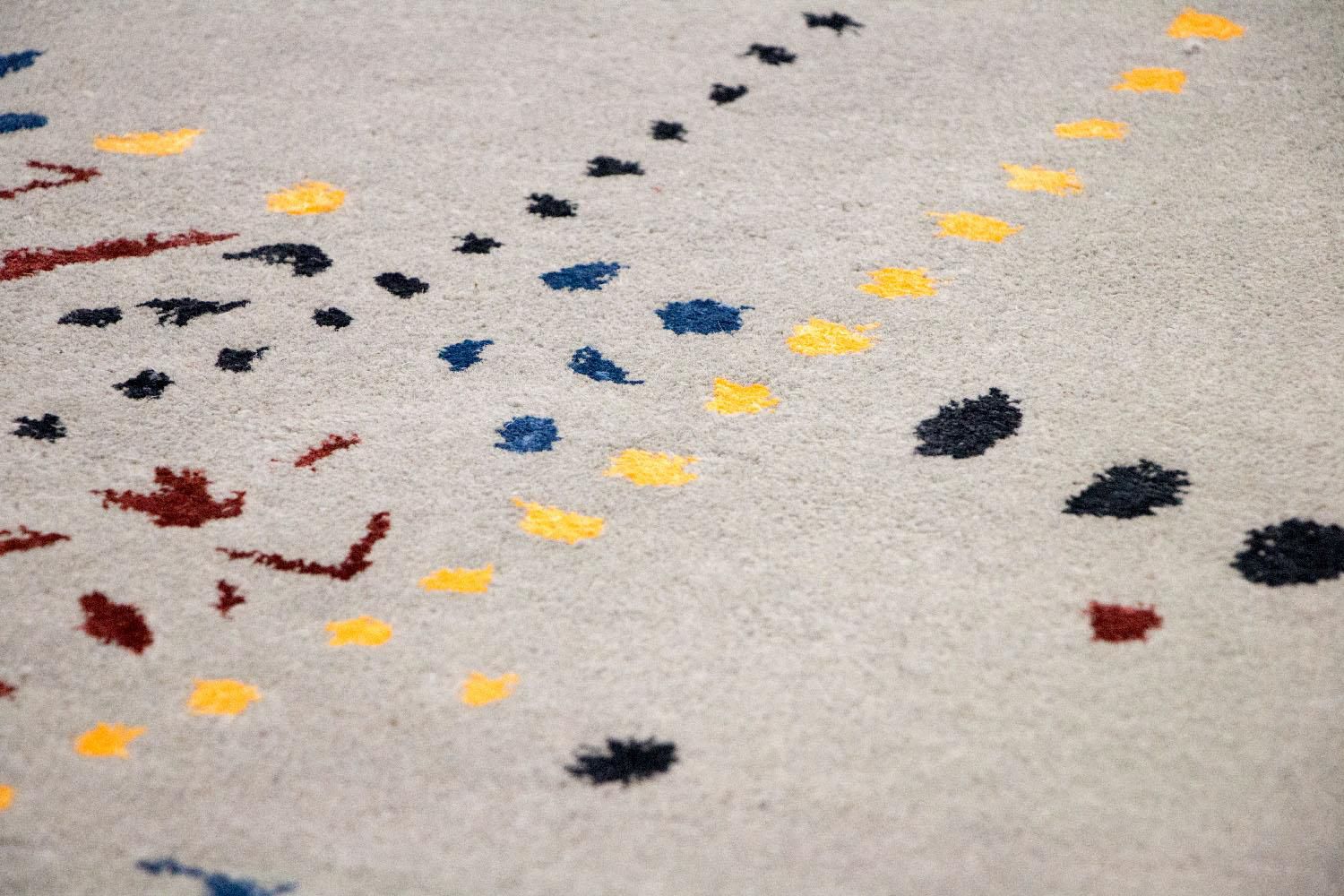 Tappeto di design - 242 x 155 cm - marrone