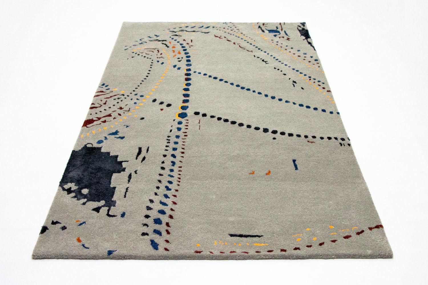 Tappeto di design - 242 x 155 cm - marrone