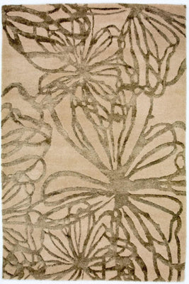 Tappeto di design - 193 x 134 cm - beige