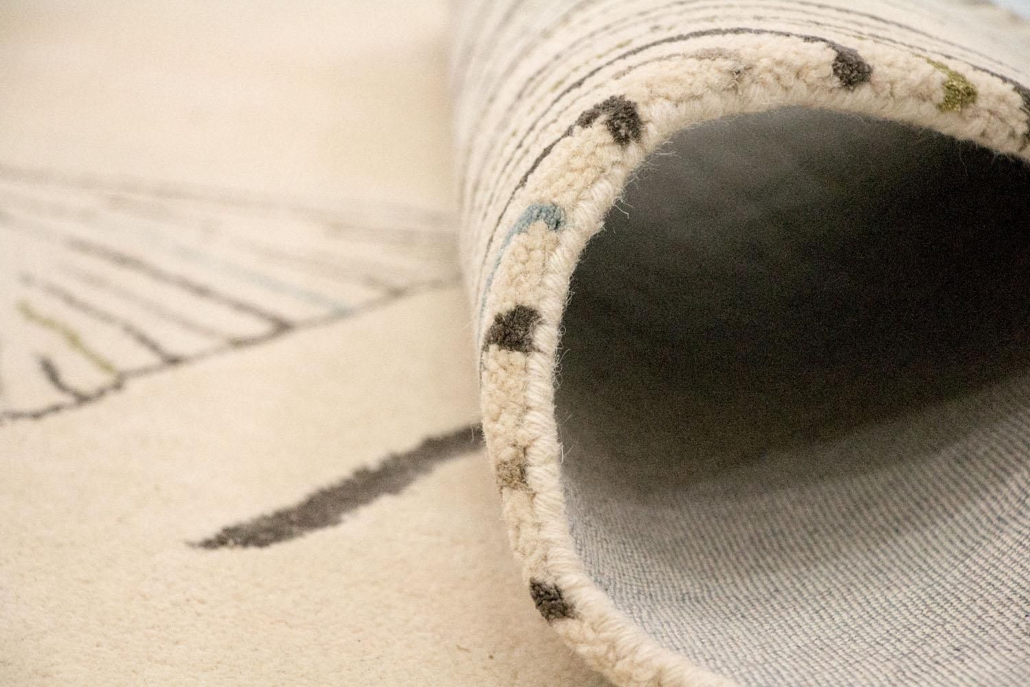 Tappeto di design - 243 x 151 cm - beige