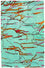 Tappeto di design - 248 x 154 cm - turchese