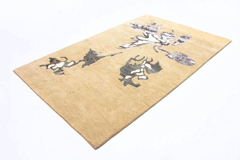Tappeto di design - 241 x 154 cm - beige
