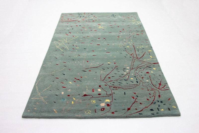 Tappeto di design - 243 x 156 cm - blu chiaro