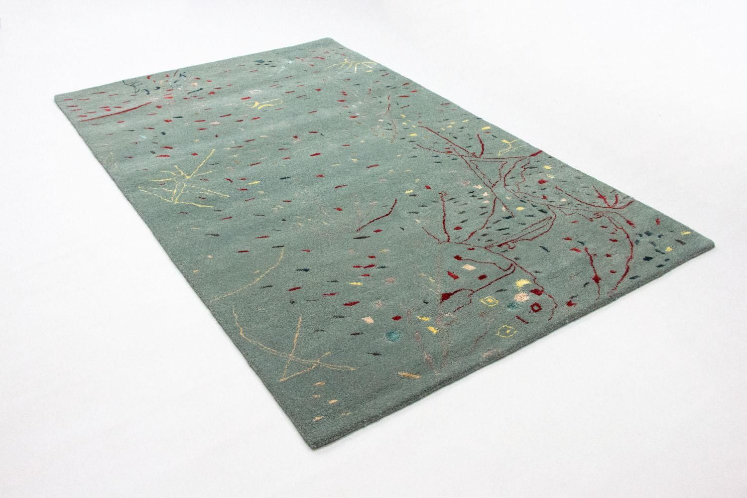Tappeto di design - 243 x 156 cm - blu chiaro