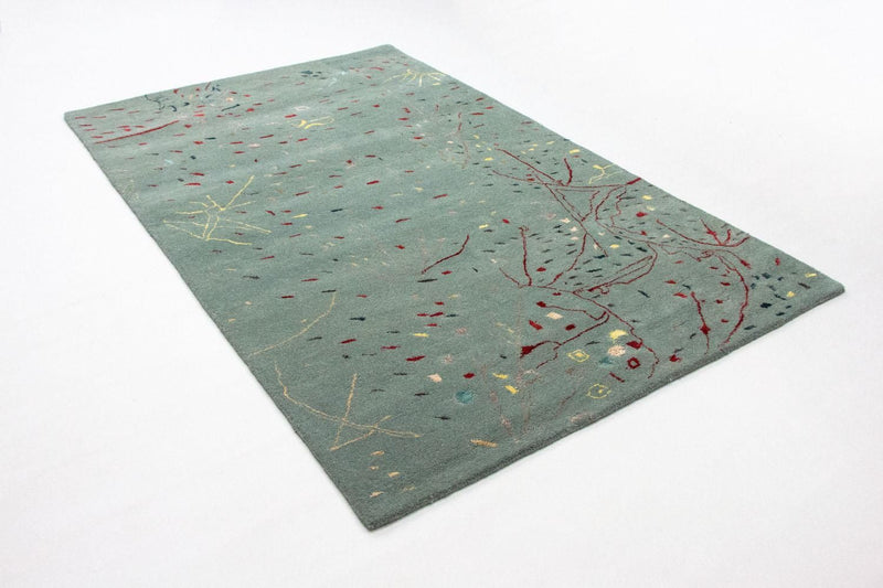 Tappeto di design - 243 x 156 cm - blu chiaro
