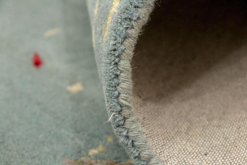 Tappeto di design - 243 x 156 cm - blu chiaro