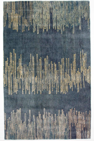 Tappeto di design - 246 x 154 cm - blu