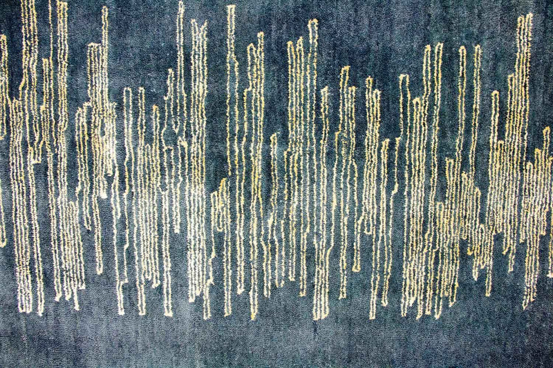 Tappeto di design - 246 x 154 cm - blu