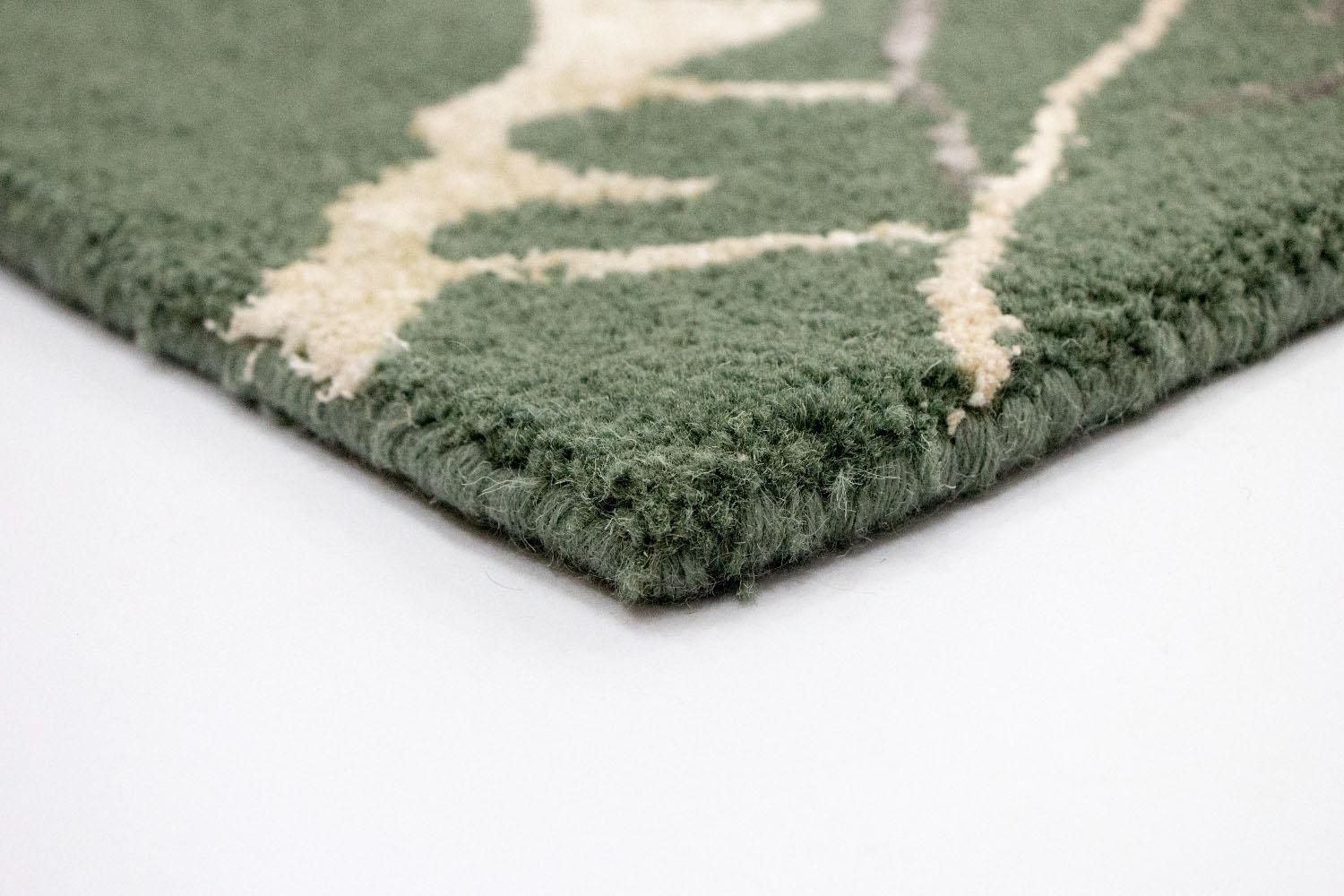 Tappeto di design - 243 x 154 cm - verde