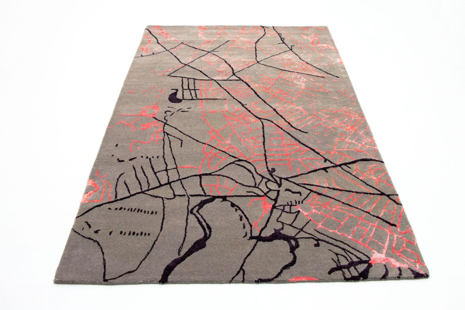 Tappeto di design - 241 x 151 cm - multicolore