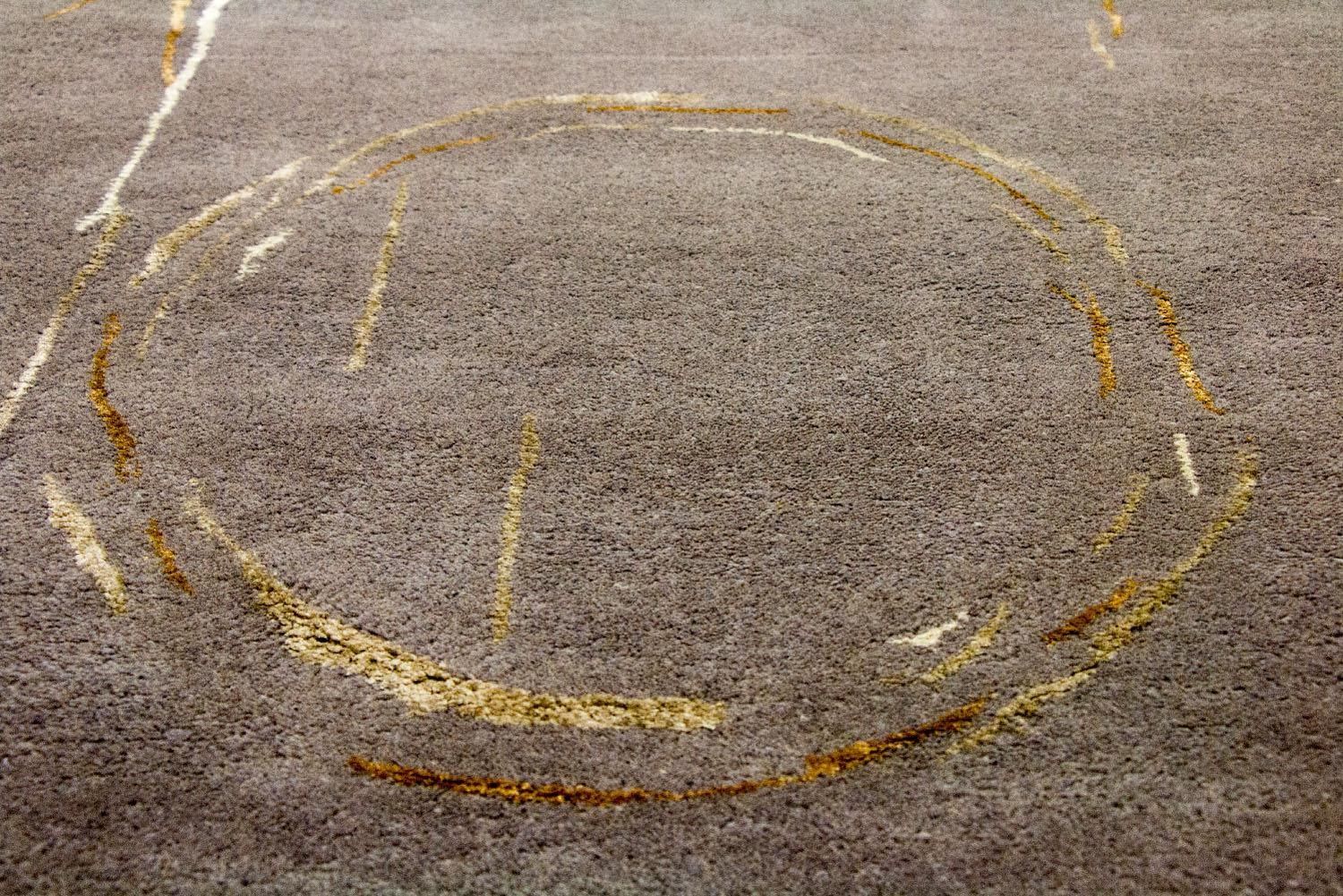 Tappeto di design - 242 x 151 cm - marrone