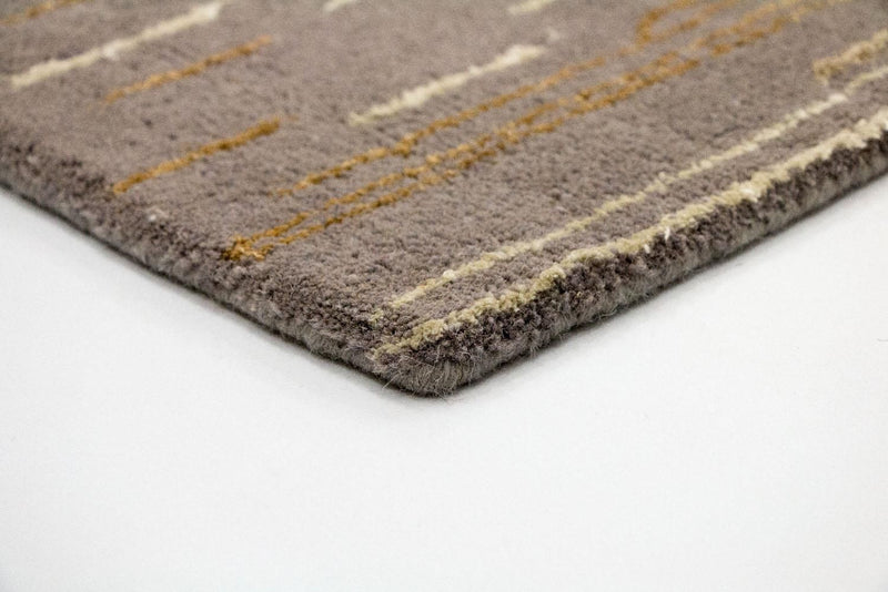 Tappeto di design - 242 x 151 cm - marrone