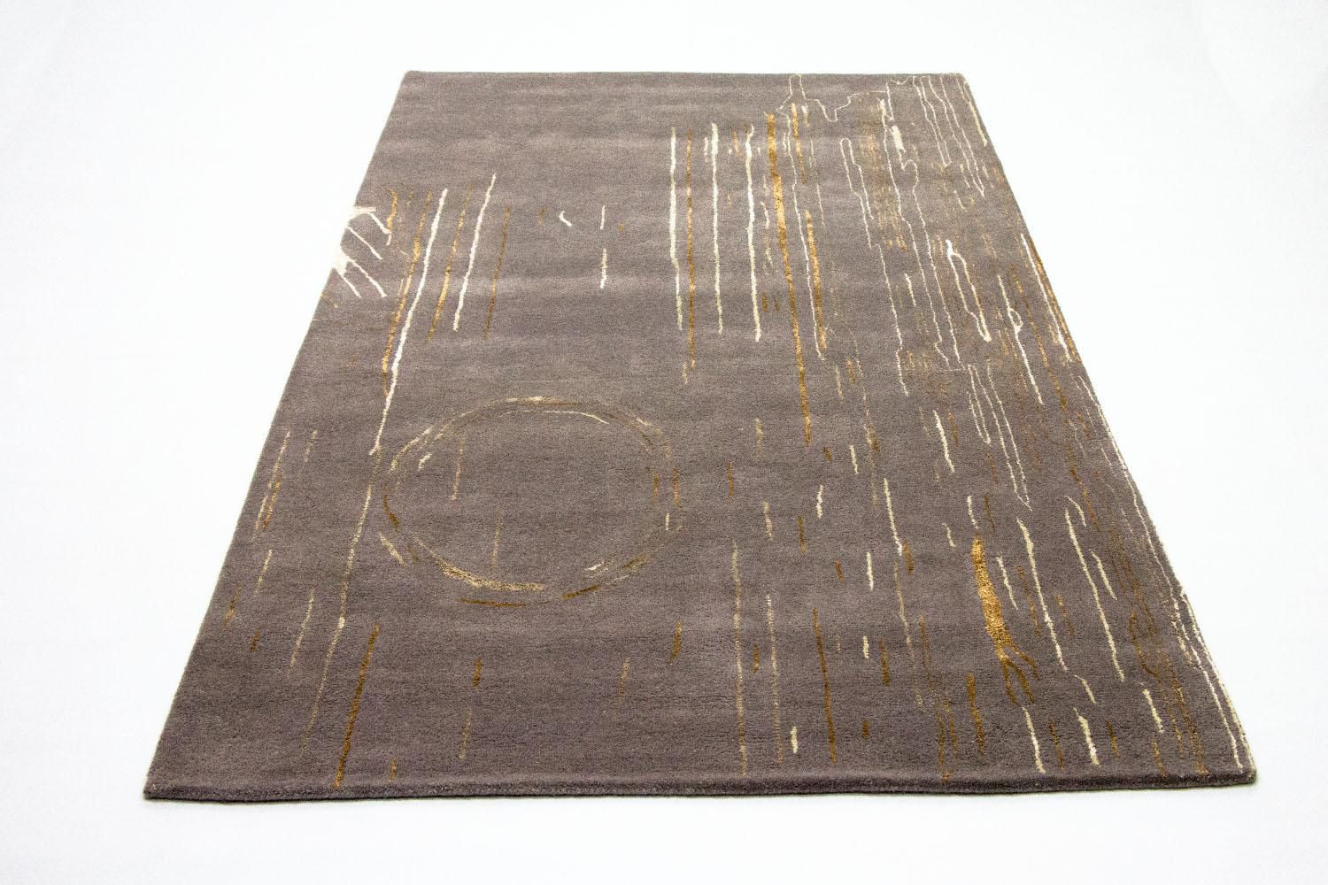 Tappeto di design - 242 x 151 cm - marrone