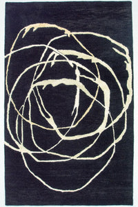 Tappeto di design - 245 x 153 cm - blu