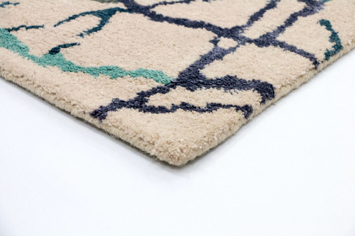 Tappeto di design - 197 x 136 cm - beige