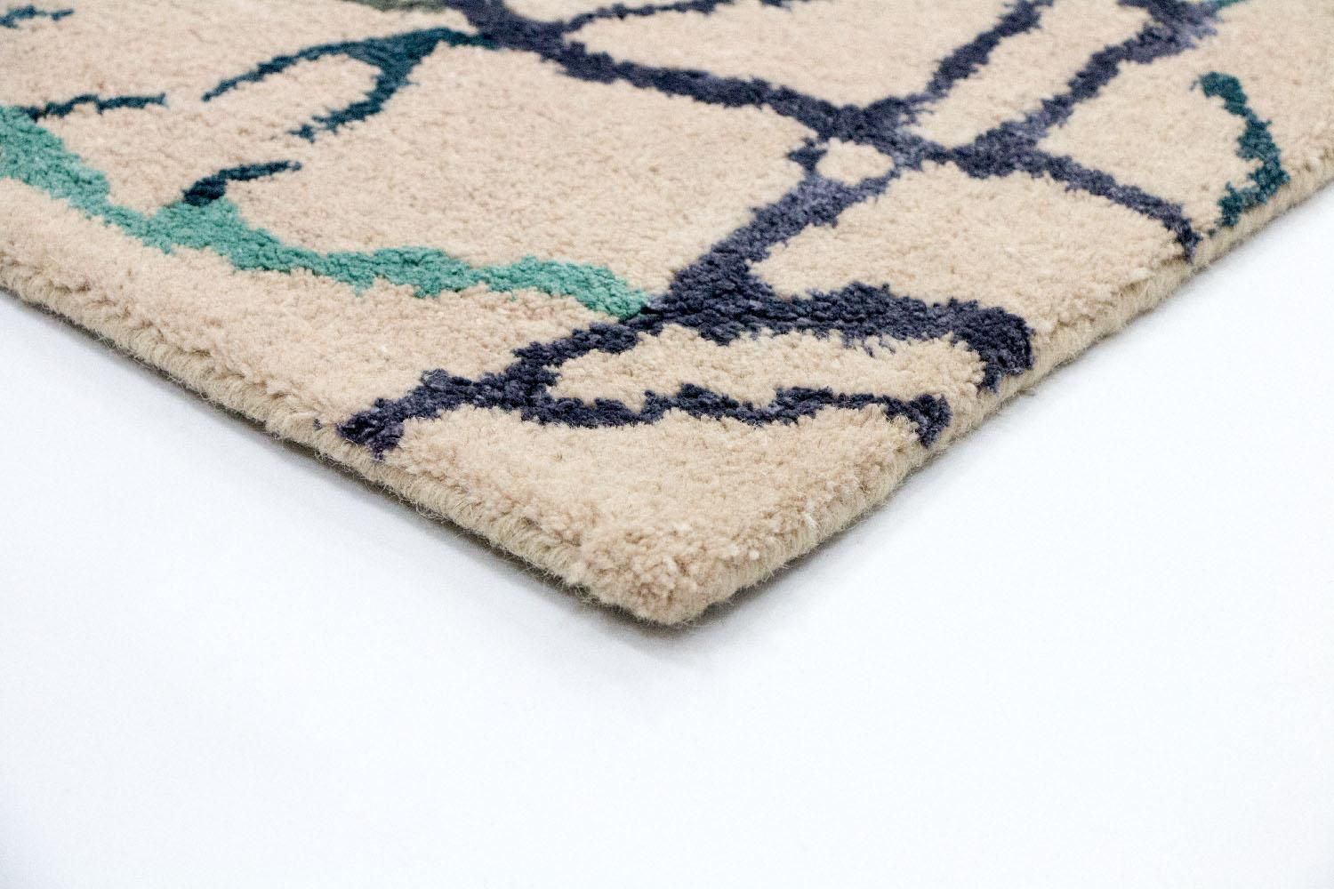Tappeto di design - 197 x 136 cm - beige