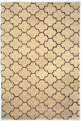 Tappeto di lana - 245 x 156 cm - beige