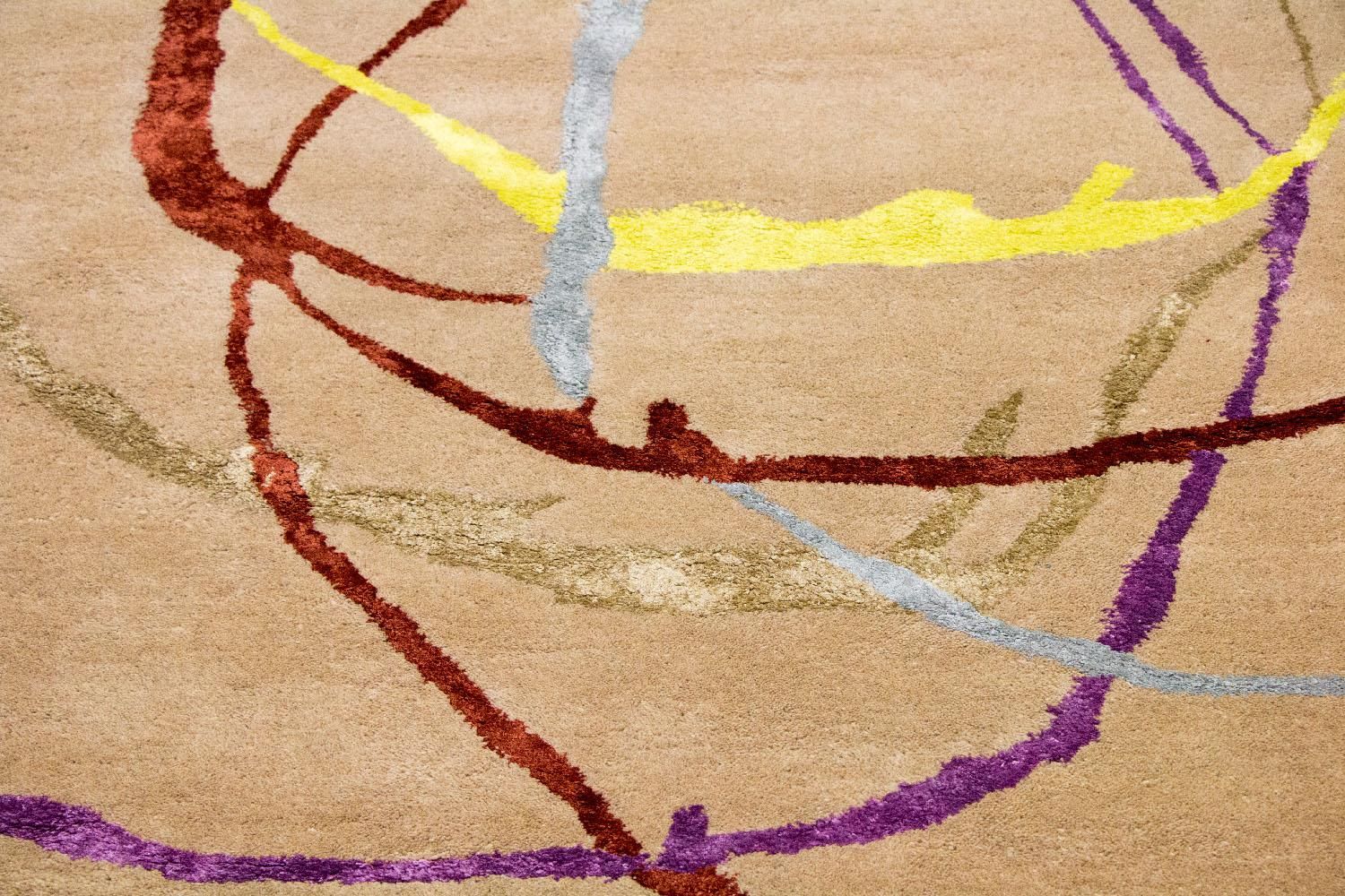 Tappeto di design - 246 x 152 cm - beige