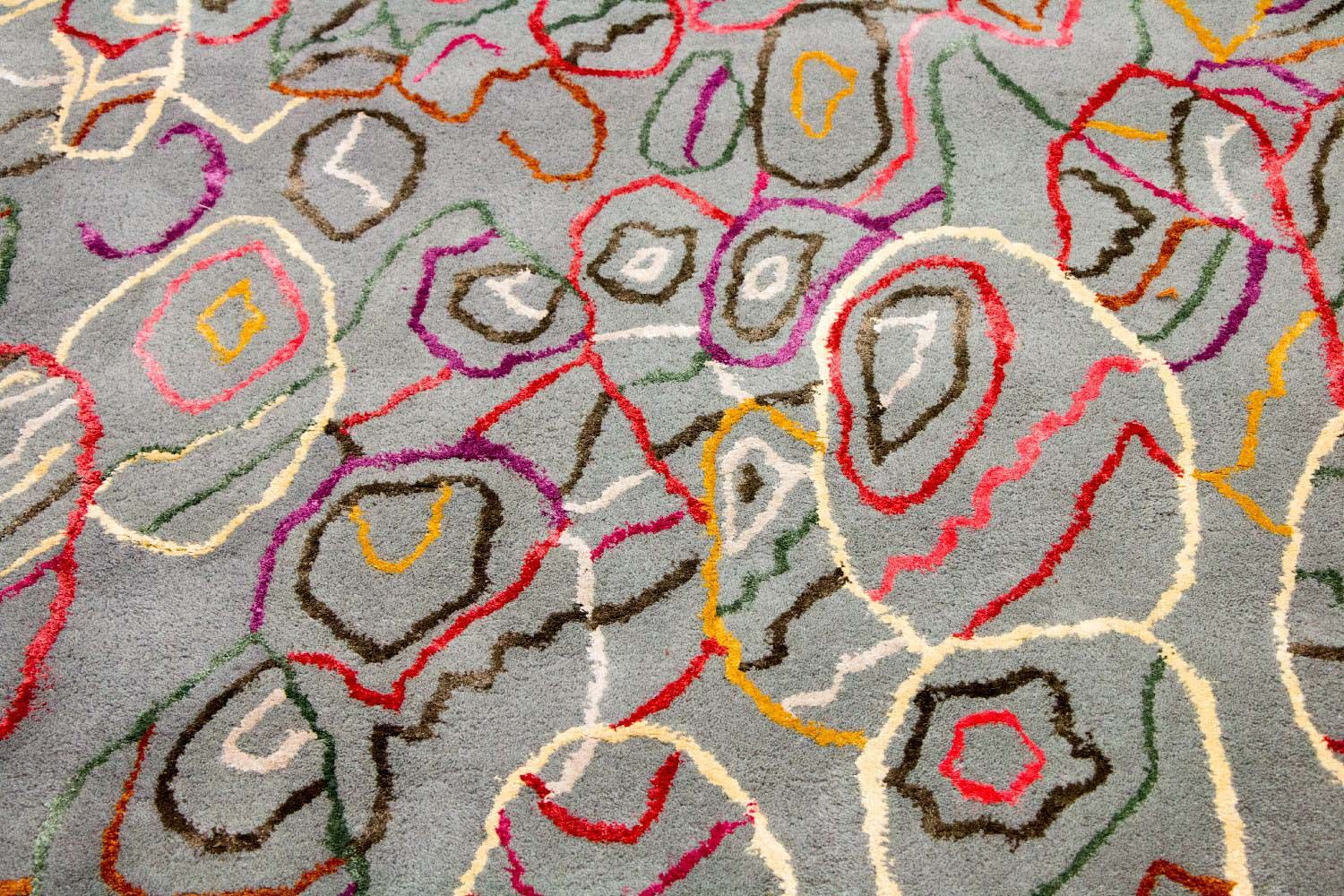 Tappeto di design - 241 x 153 cm - multicolore