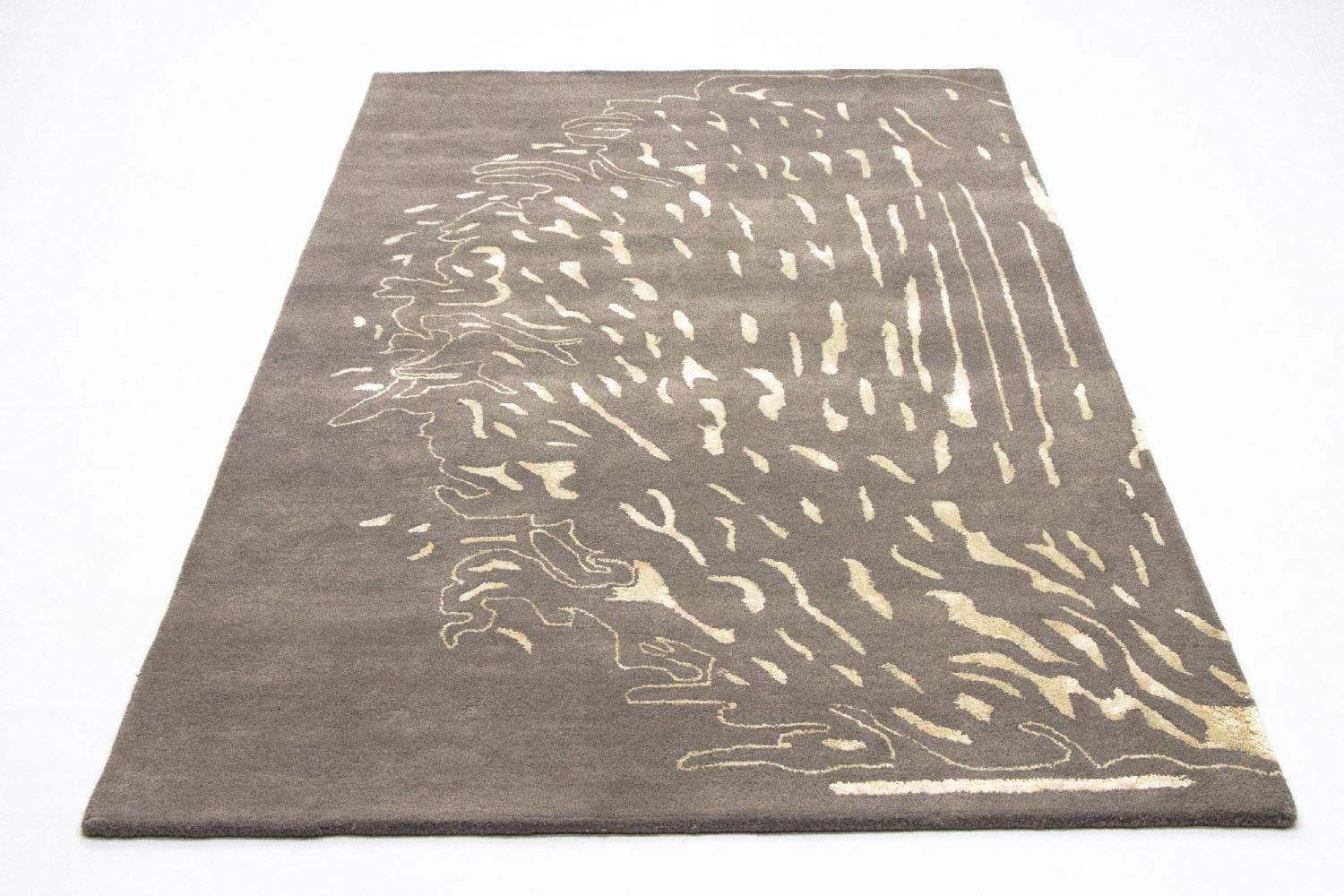 Tappeto di design - 241 x 153 cm - marrone