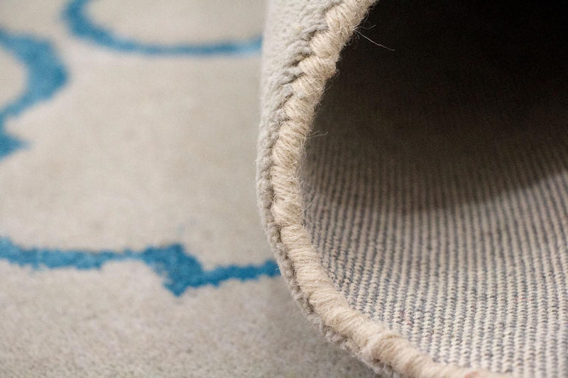 Tappeto di lana - 241 x 150 cm - beige