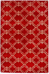 Tappeto di lana - 240 x 152 cm - rosso