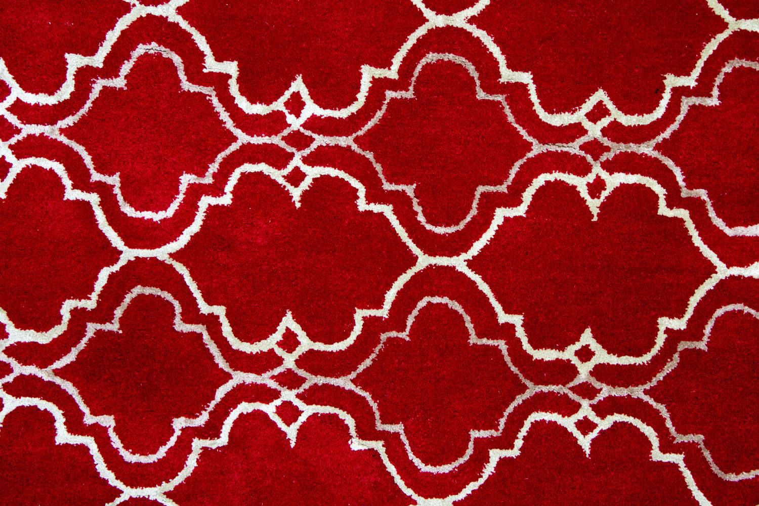 Tappeto di lana - 240 x 152 cm - rosso