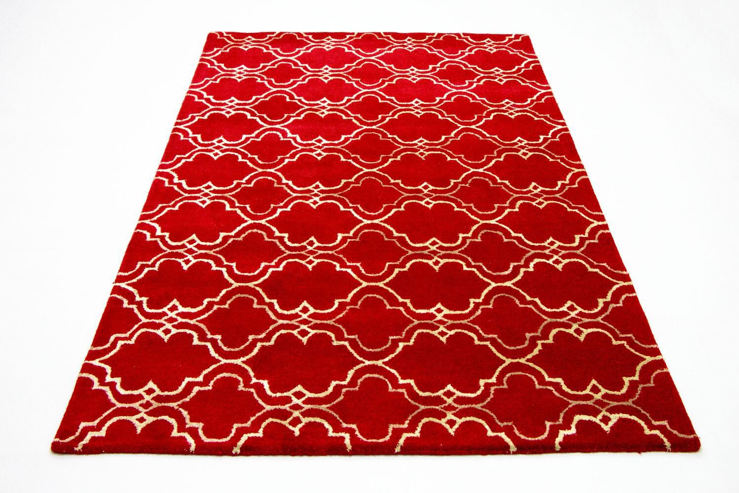 Tappeto di lana - 240 x 152 cm - rosso