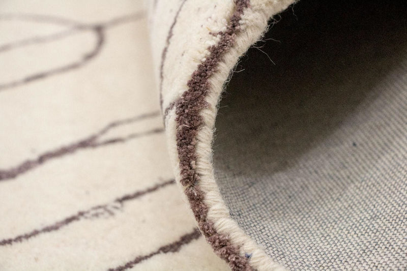 Tappeto di design - 243 x 153 cm - beige