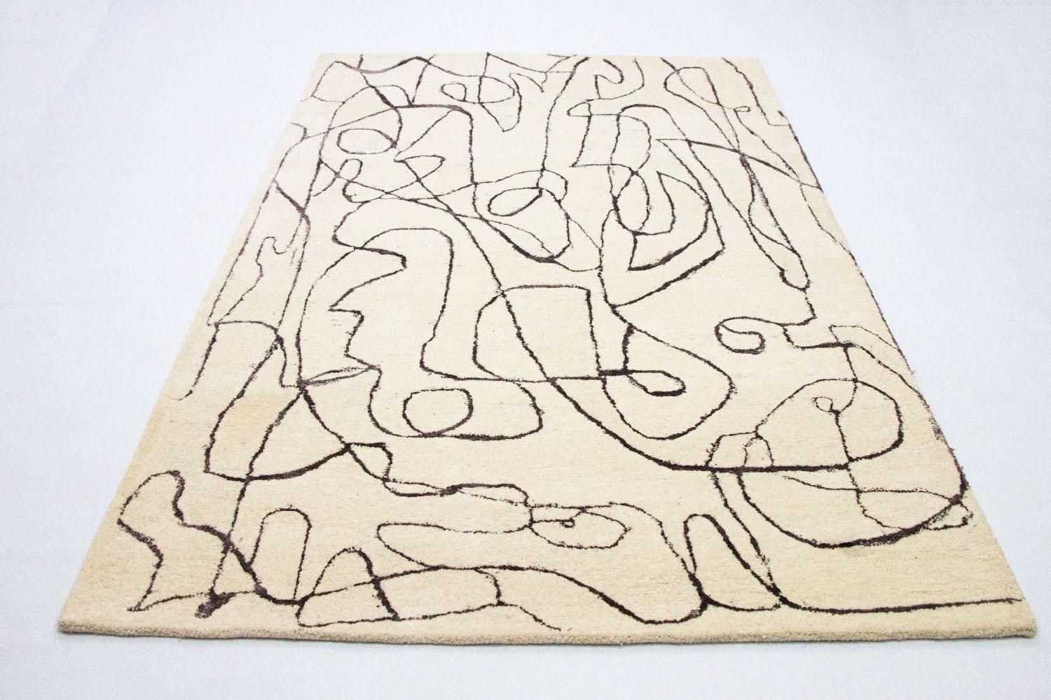 Tappeto di design - 243 x 153 cm - beige